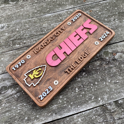 KC Chiefs License Plate