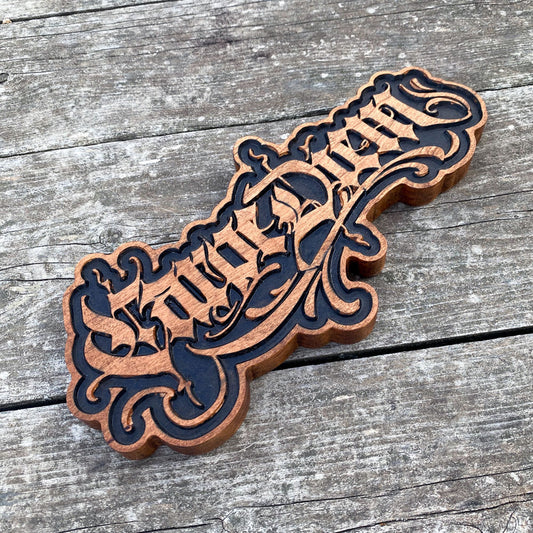 Carpe Diem Carved Wood Sign