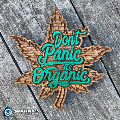 Don't Panic It's Organic 1 - Small - Painted