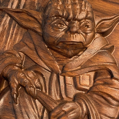 3D "No. There is another..." Wood Carving - Precision Carved Solid Premium Walnut Art - Made in USA