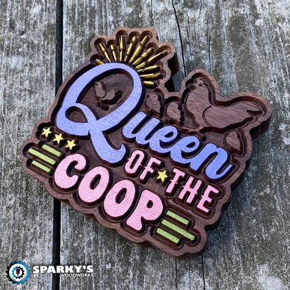 Queen of the Coop - Small - Painted