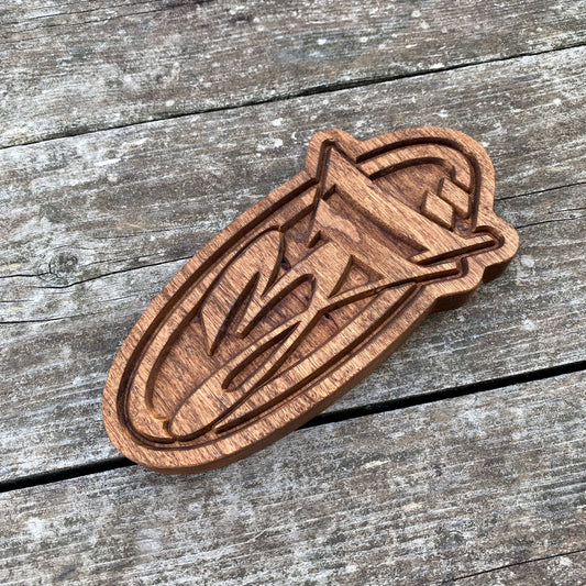 Carved Wood 311 - Small - Stain Only