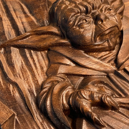 3D "No. There is another..." Wood Carving - Precision Carved Solid Premium Walnut Art - Made in USA