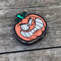 Angry Jack-o-Lantern Wood Decor - Size Mini - Painted