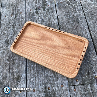 Oak Rolling Tray 1 - Large