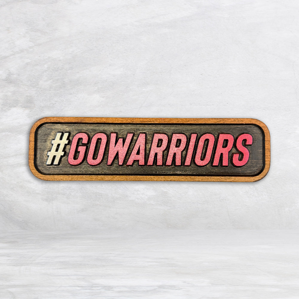 Fox #GOWARRIORS Plaque - Painted