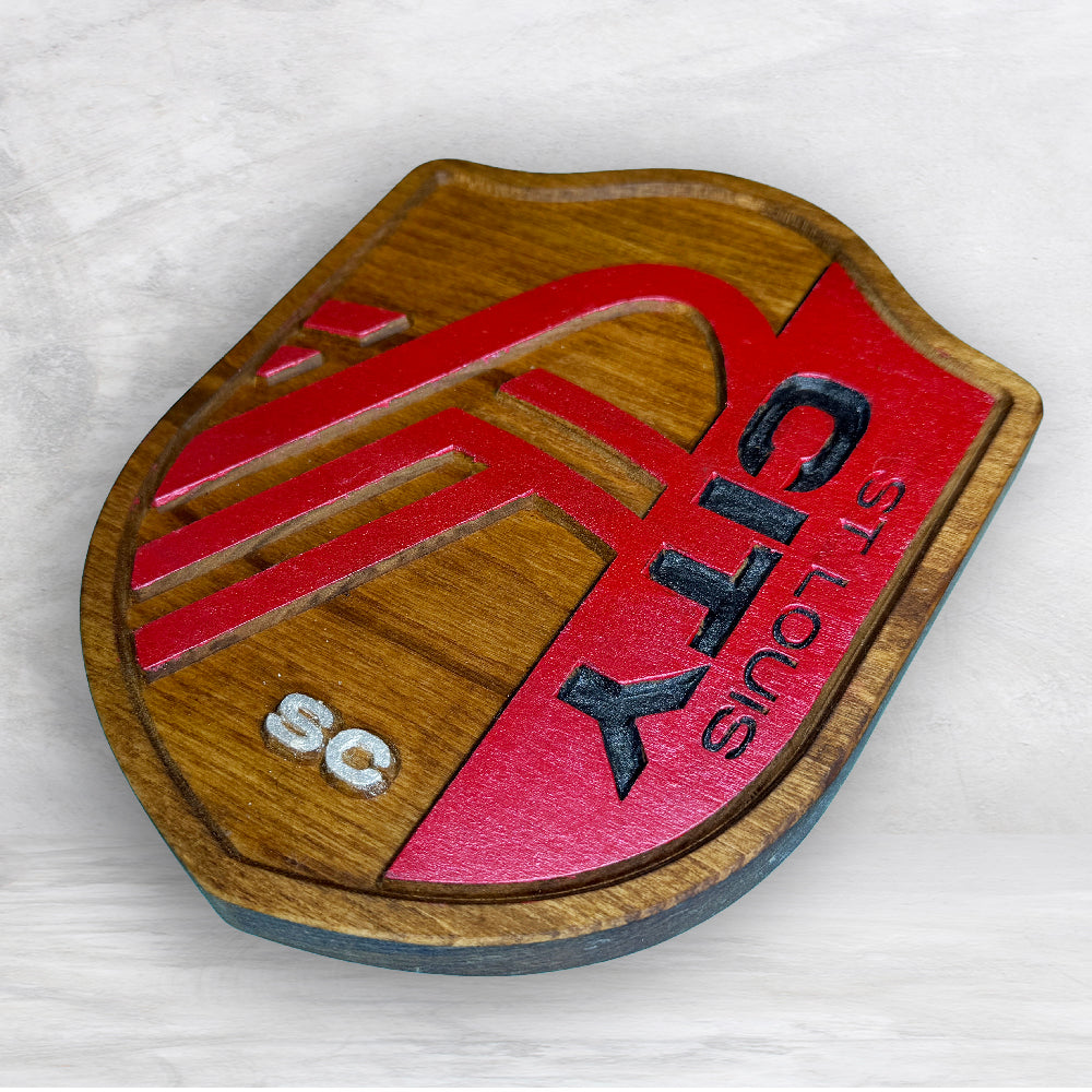 STL City Soccer Wood Sign - Size Small