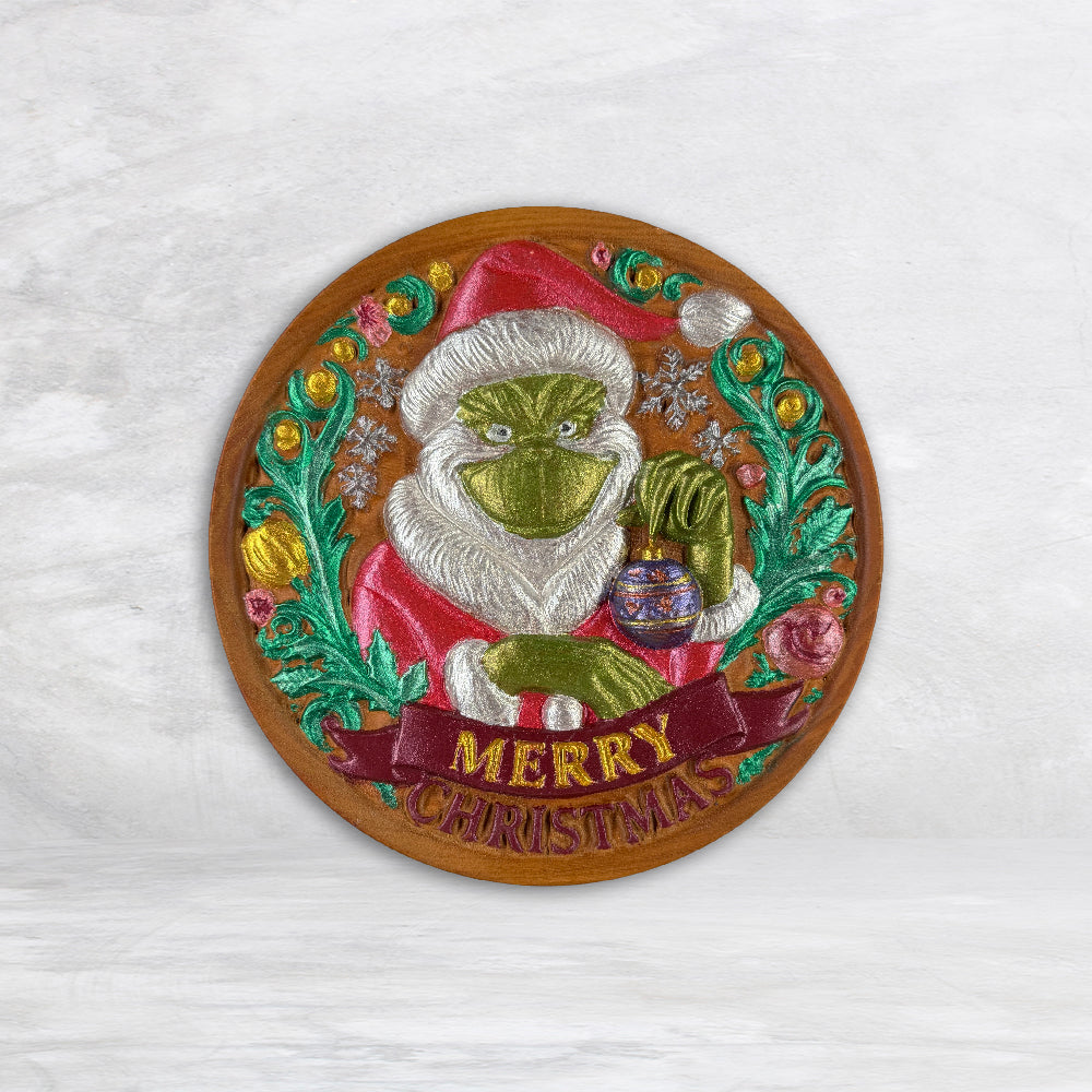 3D Grinch 1 - Painted