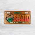 420 Wood License Plate - BLAZED