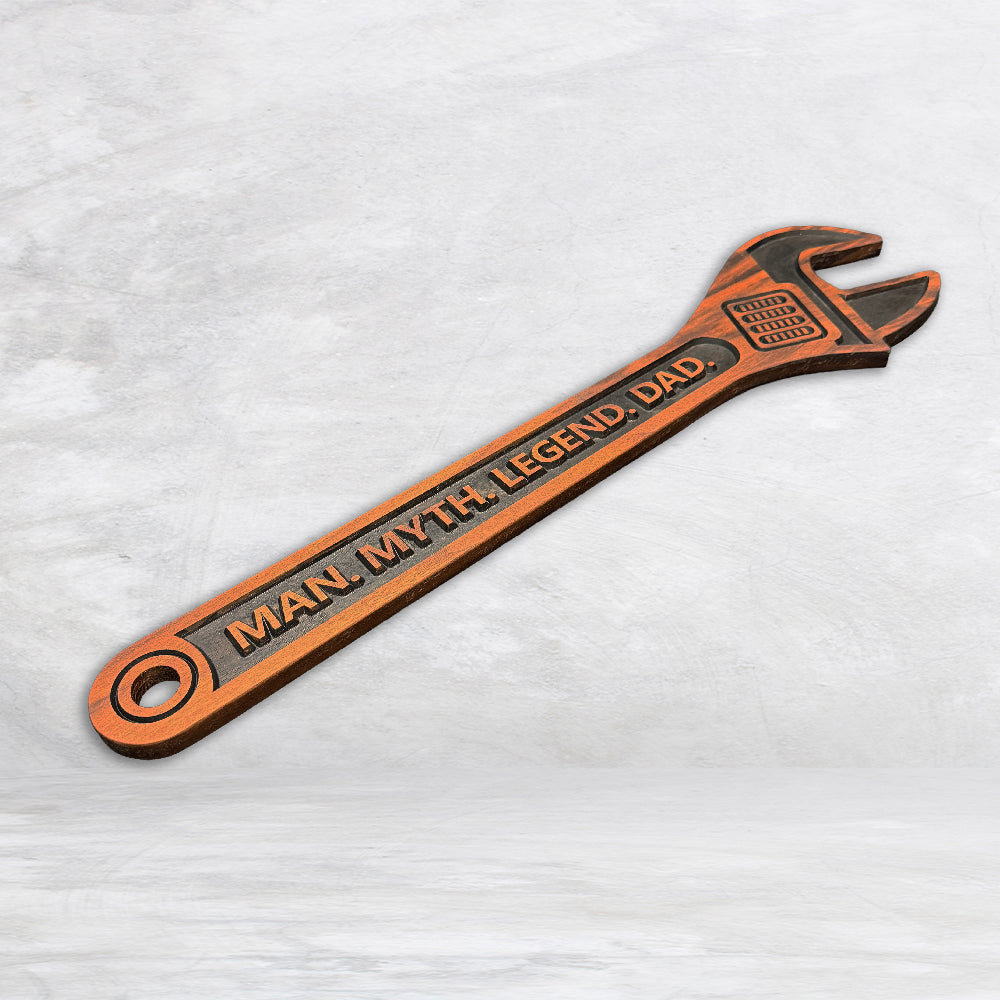 XL Adjustable Wrench - Man. Myth. Legend. Dad.