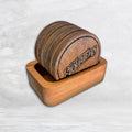 Coaster Set with Holder - Elovaters