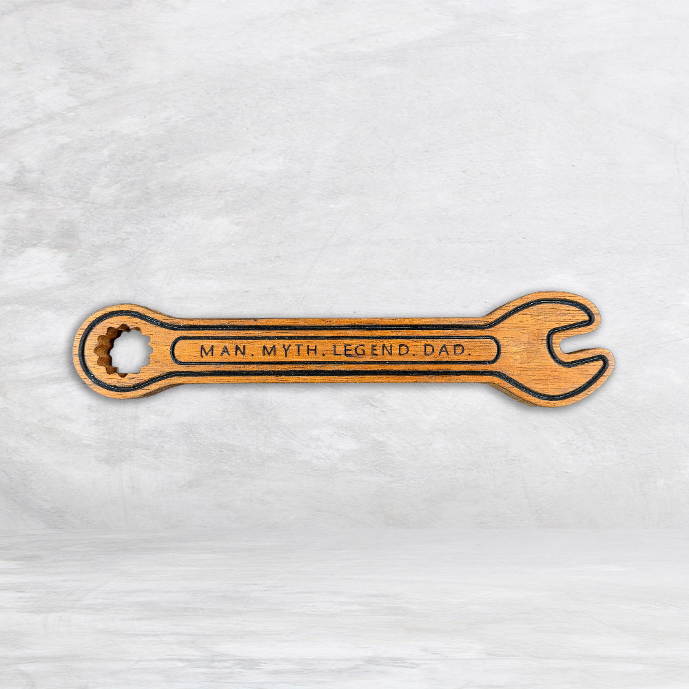 Combo Wrench - Small - Man. Myth. Legend. Dad.