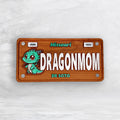 De Soto Dragons Wood Novelty License Plate - DRAGONMOM