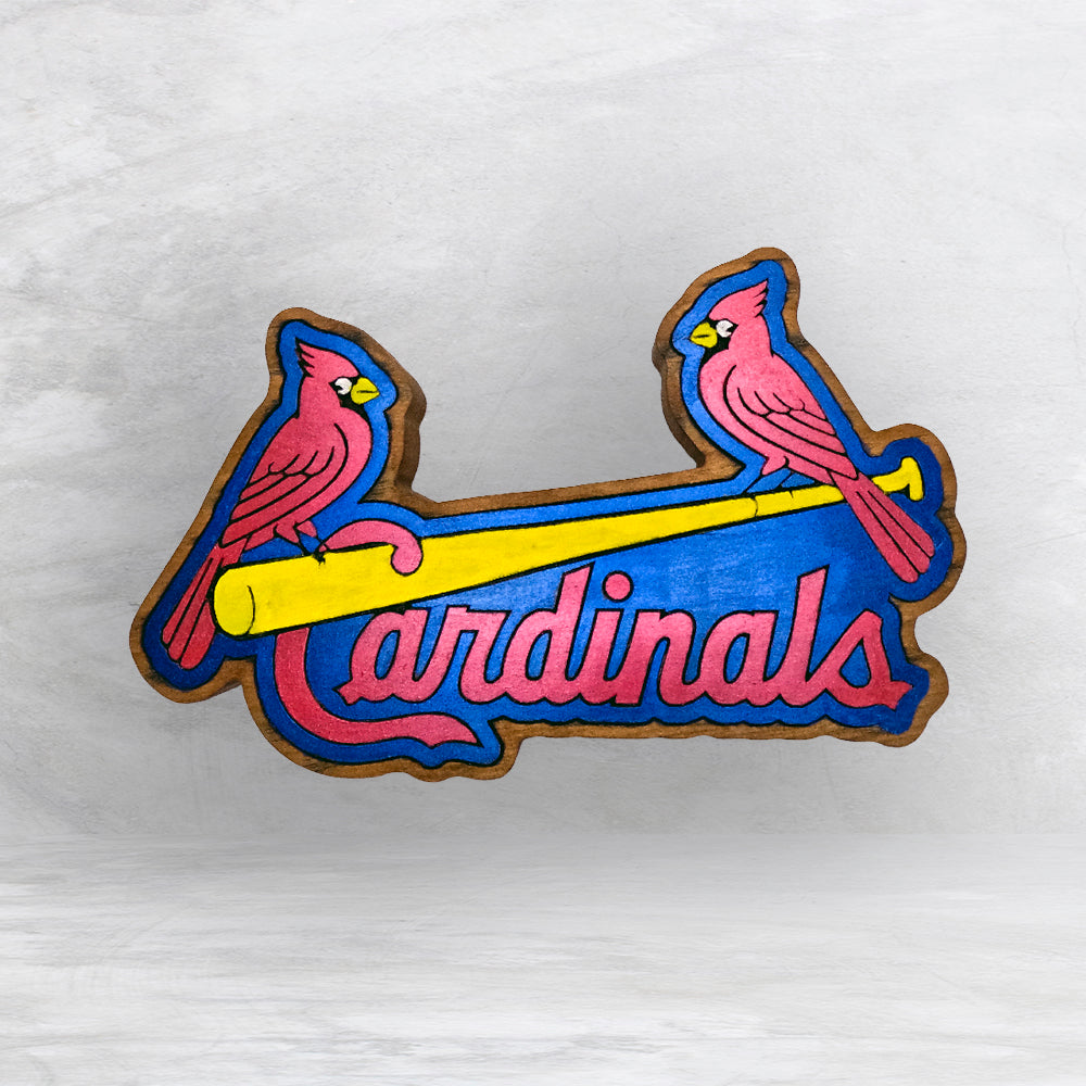 STL Cards Classic - Precision Carved Solid Cherry Decor Art - Made in USA