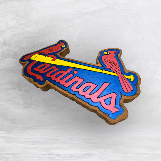 STL Cards Classic - Precision Carved Solid Cherry Decor Art - Made in USA