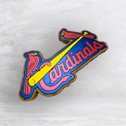 STL Cards Classic - Precision Carved Solid Cherry Decor Art - Made in USA