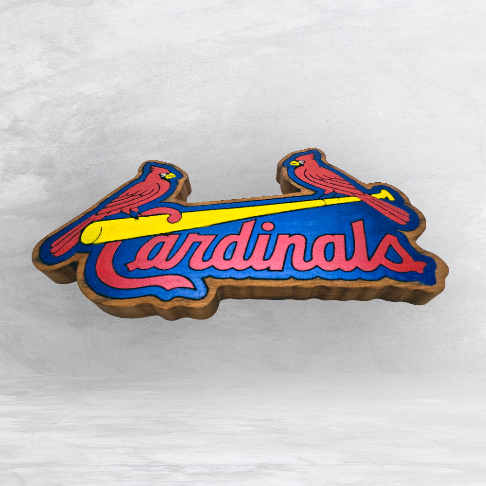 STL Cards Classic - Precision Carved Solid Cherry Decor Art - Made in USA