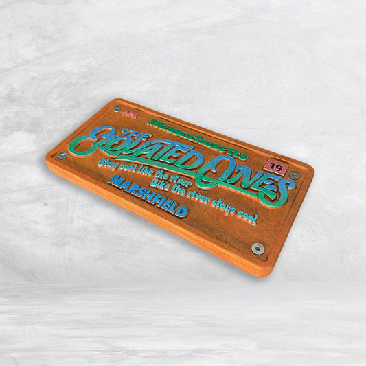 The Elovated Ones Inspired Wood License Plate - Made in USA