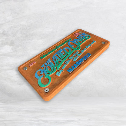 The Elovated Ones Inspired Wood License Plate - Made in USA