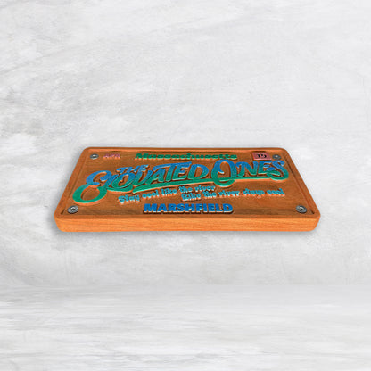 The Elovated Ones Inspired Wood License Plate - Made in USA