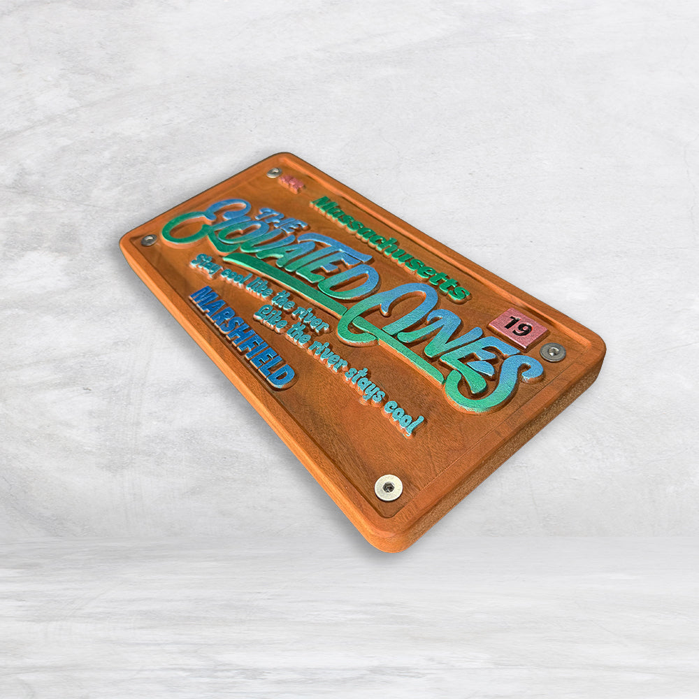 The Elovated Ones Inspired Wood License Plate - Made in USA