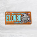 The Elovaters Inspired Wood License Plate - EL0V8D