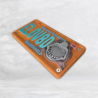 The Elovaters Inspired Wood License Plate - EL0V8D - Made in USA