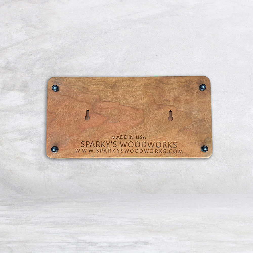 The Elovaters Inspired Wood License Plate - EL0V8D - Made in USA