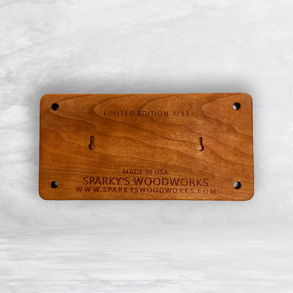 Fallout Inspired LE 311 Novelty License Plate - HIVE311 - Solid Cherry Art Decor Collectible - Precision Carved - Hand Finished - Made in USA