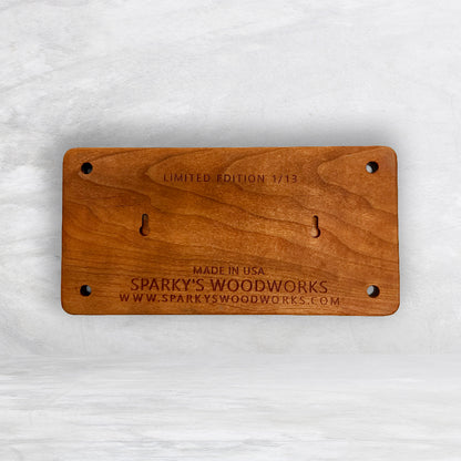 Fallout Inspired LE 311 Novelty License Plate - HIVE311 - Solid Cherry Art Decor Collectible - Precision Carved - Hand Finished - Made in USA