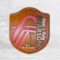 STL City SC Personalized Carved Wood Wedding Sign