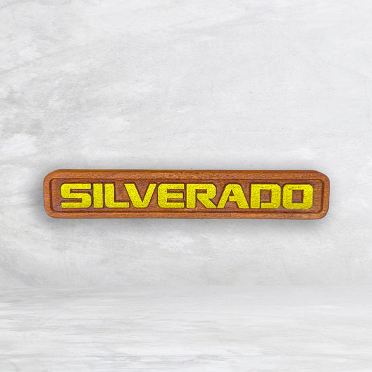 Silverado HD Wood Plaque - Made in USA