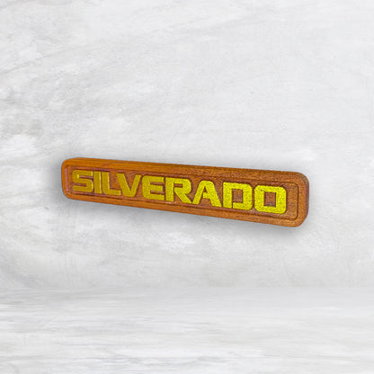 Silverado HD Wood Plaque - Made in USA
