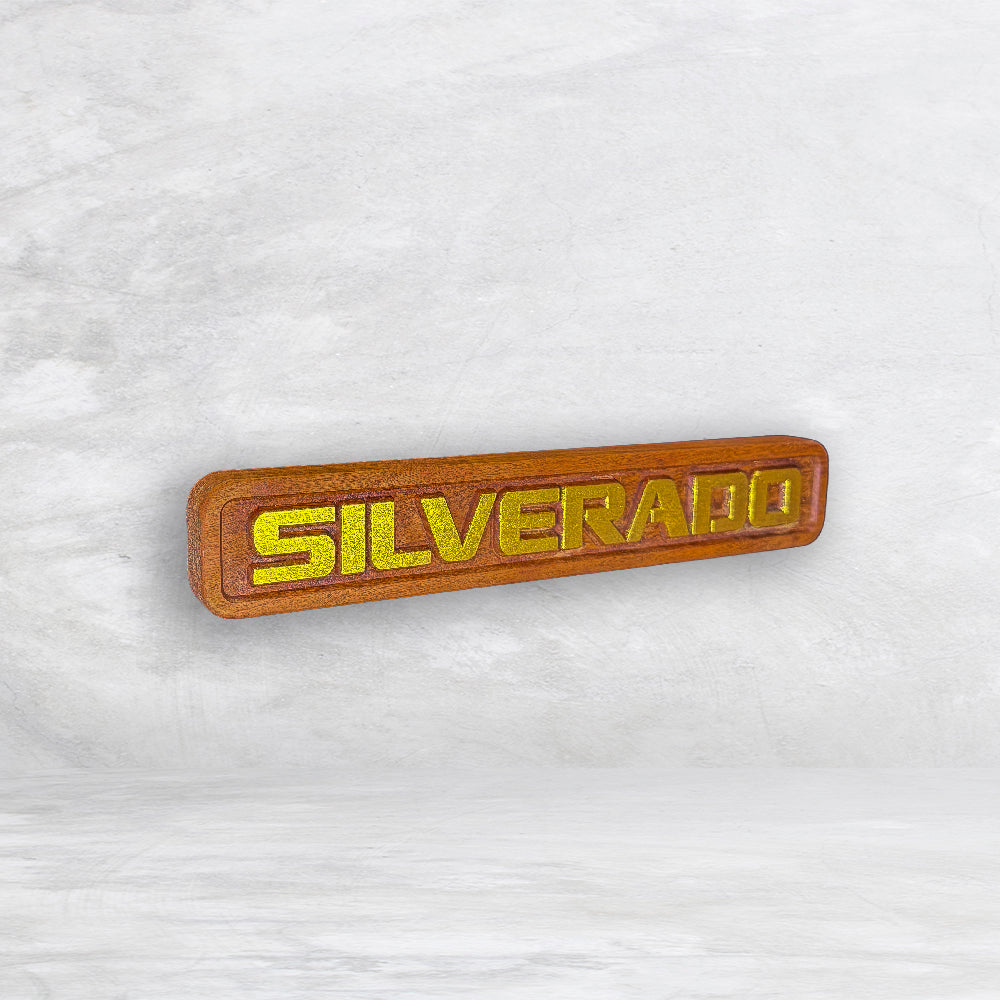 Silverado HD Wood Plaque - Made in USA