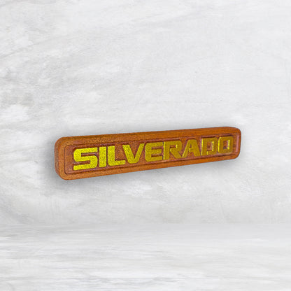 Silverado HD Wood Plaque - Made in USA