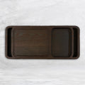 Steak and Sides Serving Tray - Extra Thick - Roasted Ash