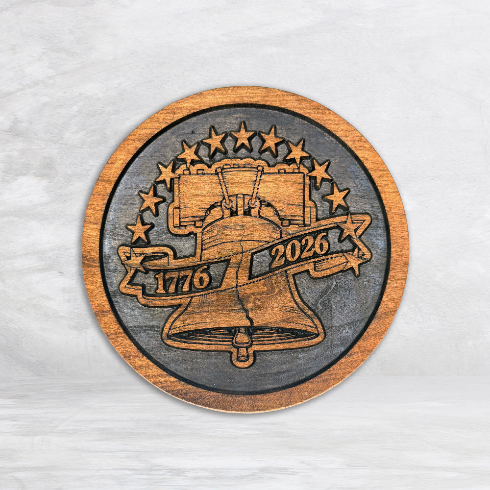 USA250 - Round - Liberty Bell - Stain Only