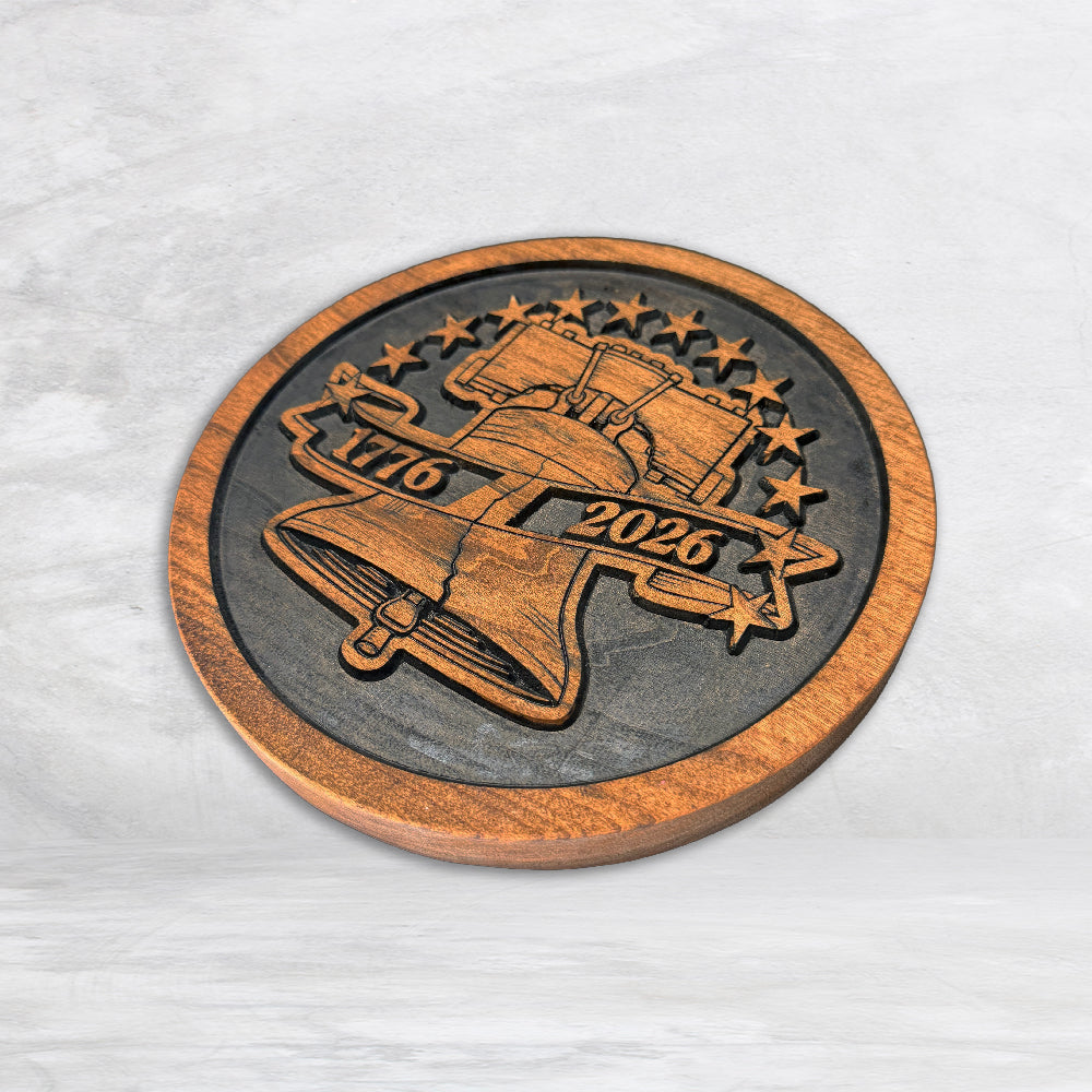 USA250 - Round - Liberty Bell - Stain Only