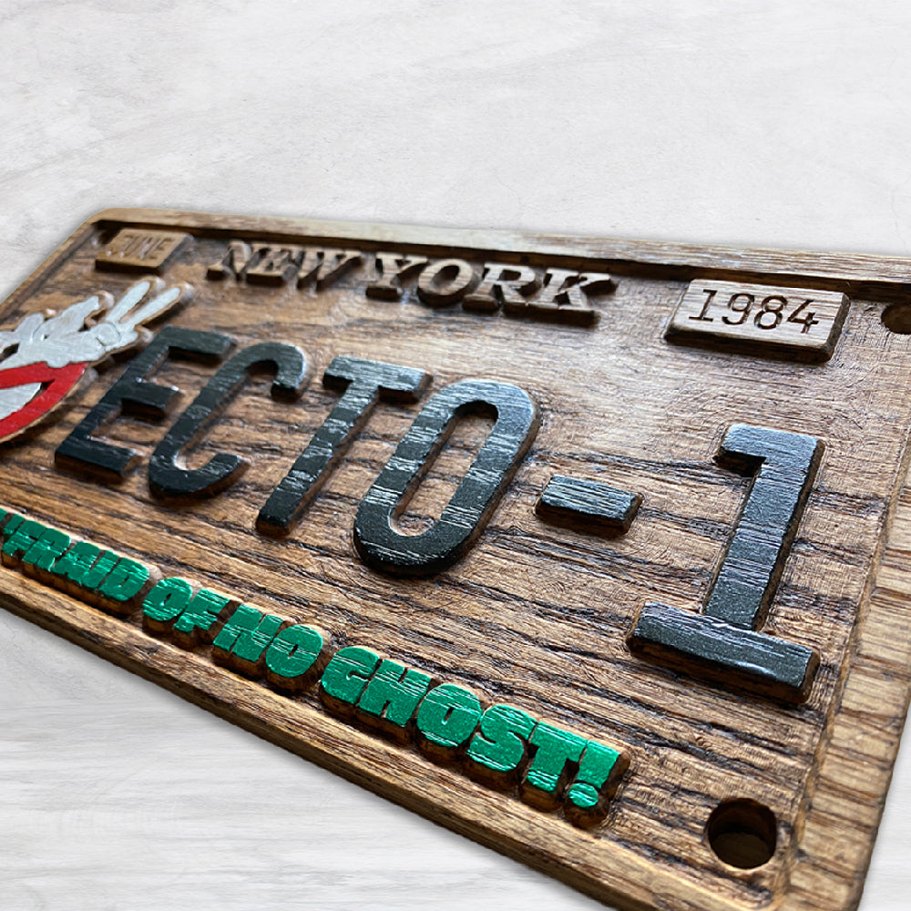 Ghostbusters Novelty License Plate