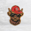 Cardinals Highland Cow - Sunglasses - Small