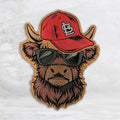 Cardinals Highland Cow - Sunglasses - Medium