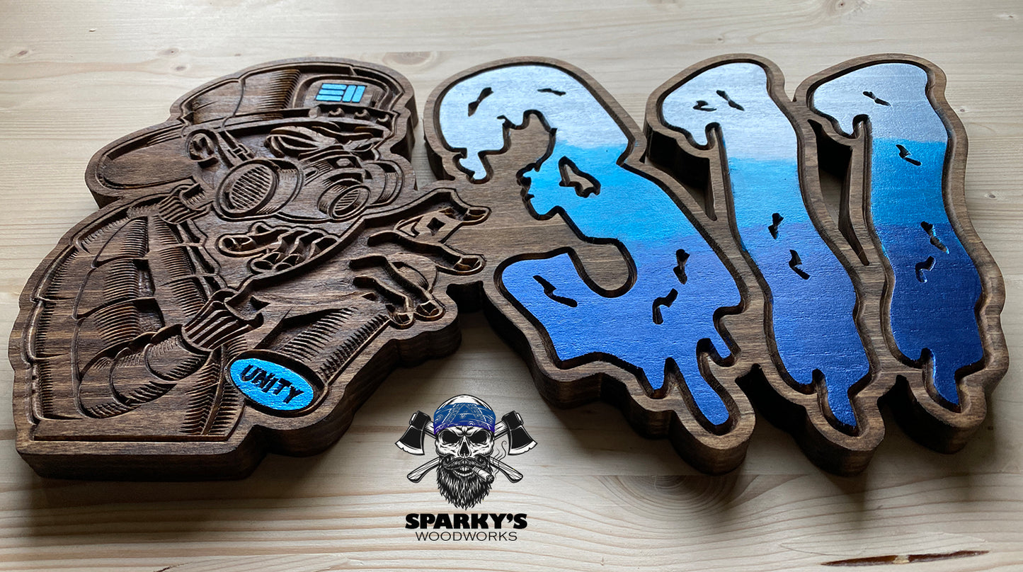 Limited Edition 311 "Graffiti Guy" BLUE