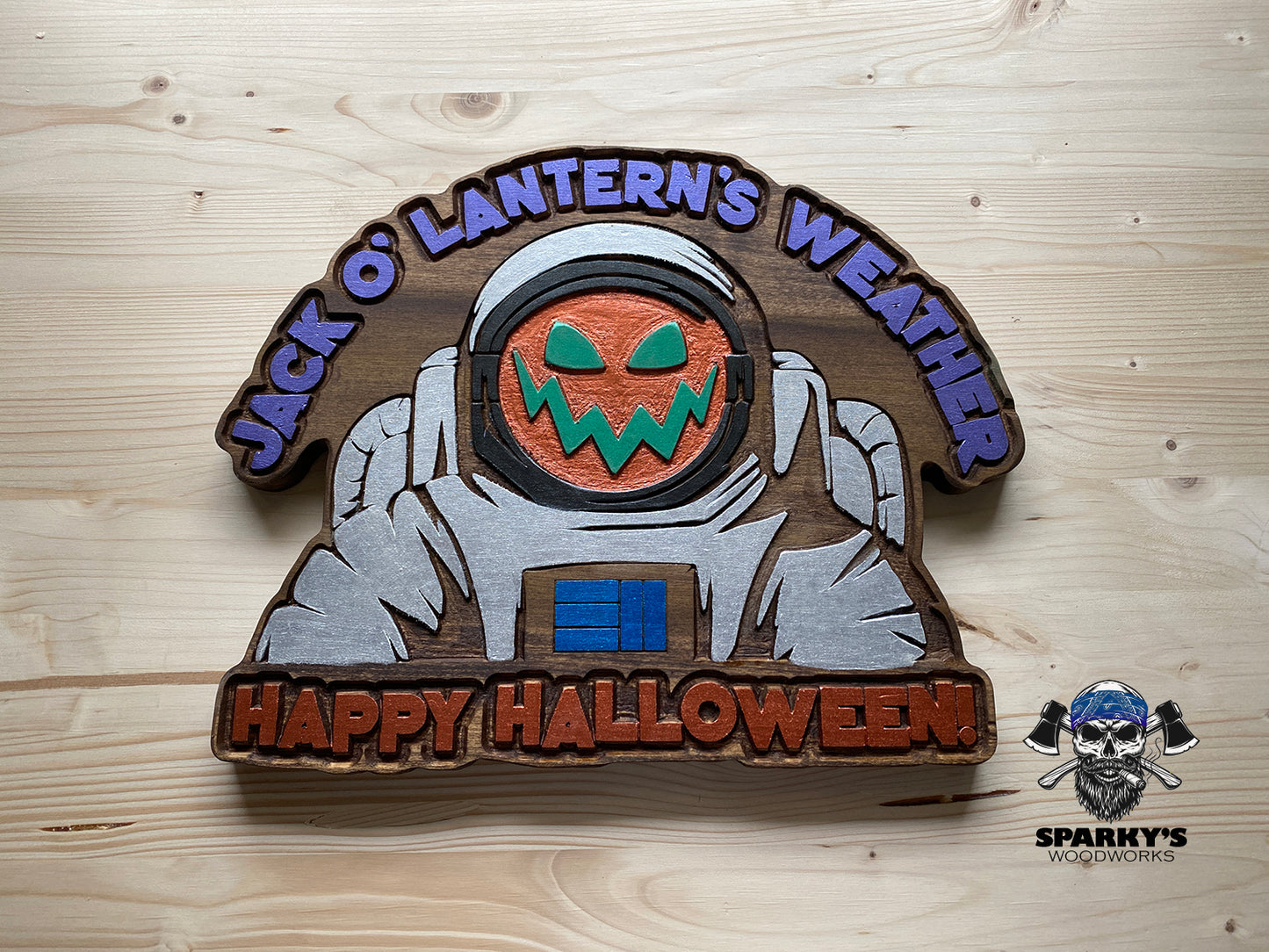 Limited Edition 311 "Spaceman Jack" GITD Halloween Sign