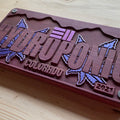 LE 311 Wood License Plate #7 - HYDROPONIC - Purple Kush Purpleheart Edition
