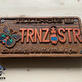 LE 311 Wood License Plate #3 - TRNZISTR