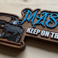 Keep on Truckin' Wood Name Sign