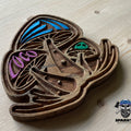 311 GITD Loco Shrooms Wood Decor