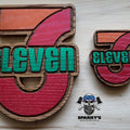 311 "7-11" LARGE Wood Sign