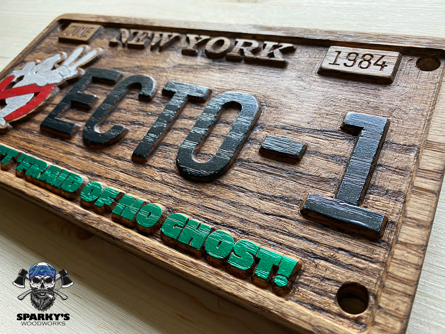Ghostbusters Novelty License Plate
