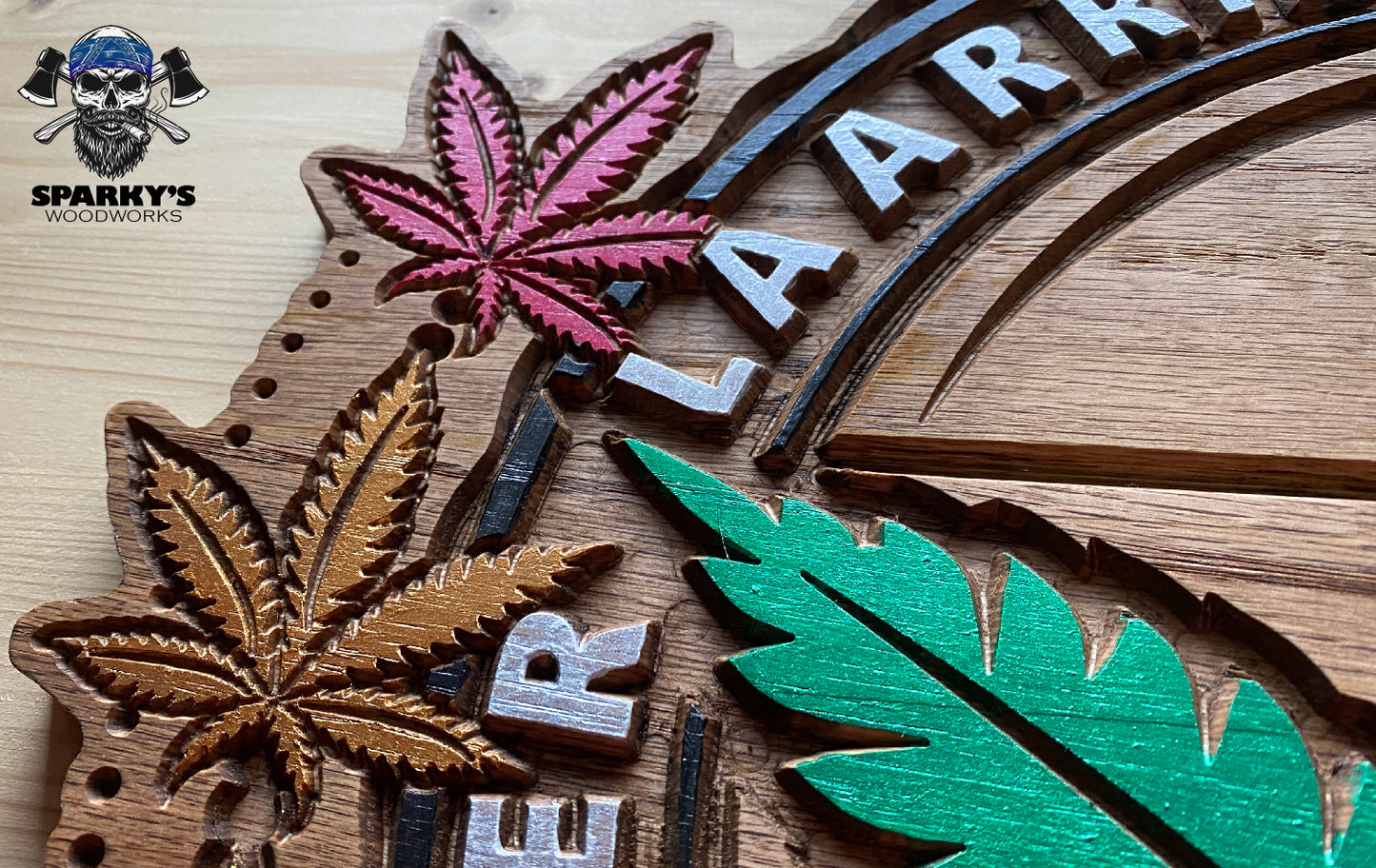 Limited Edition 1/1 "Rainbow Bud" 420 Day 2021 311 Wood Sign - Made in USA